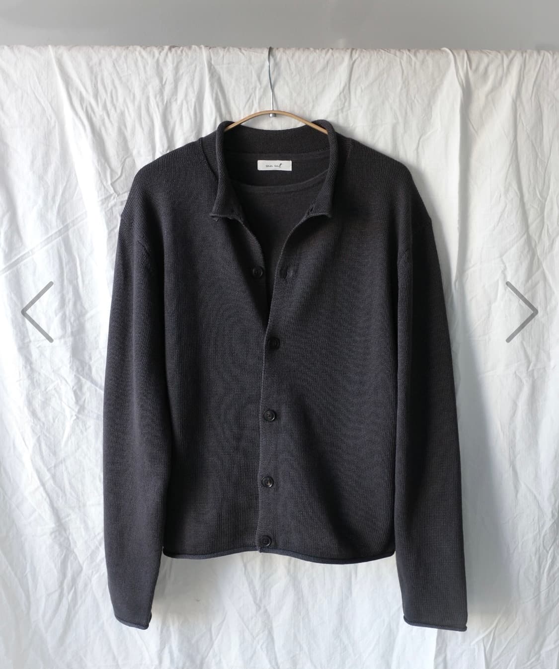 Seasalt 씨솔트 Loop hem cardigan 차콜브라운 2사이즈 상품이미지1