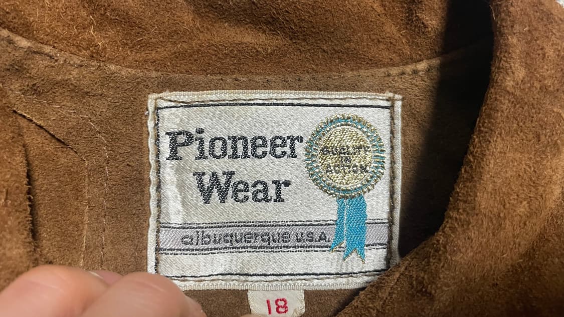 USA 60s~70s 미국빈티지 웨스턴 히피 리얼 스웨이드 프린지 자켓 상품이미지10