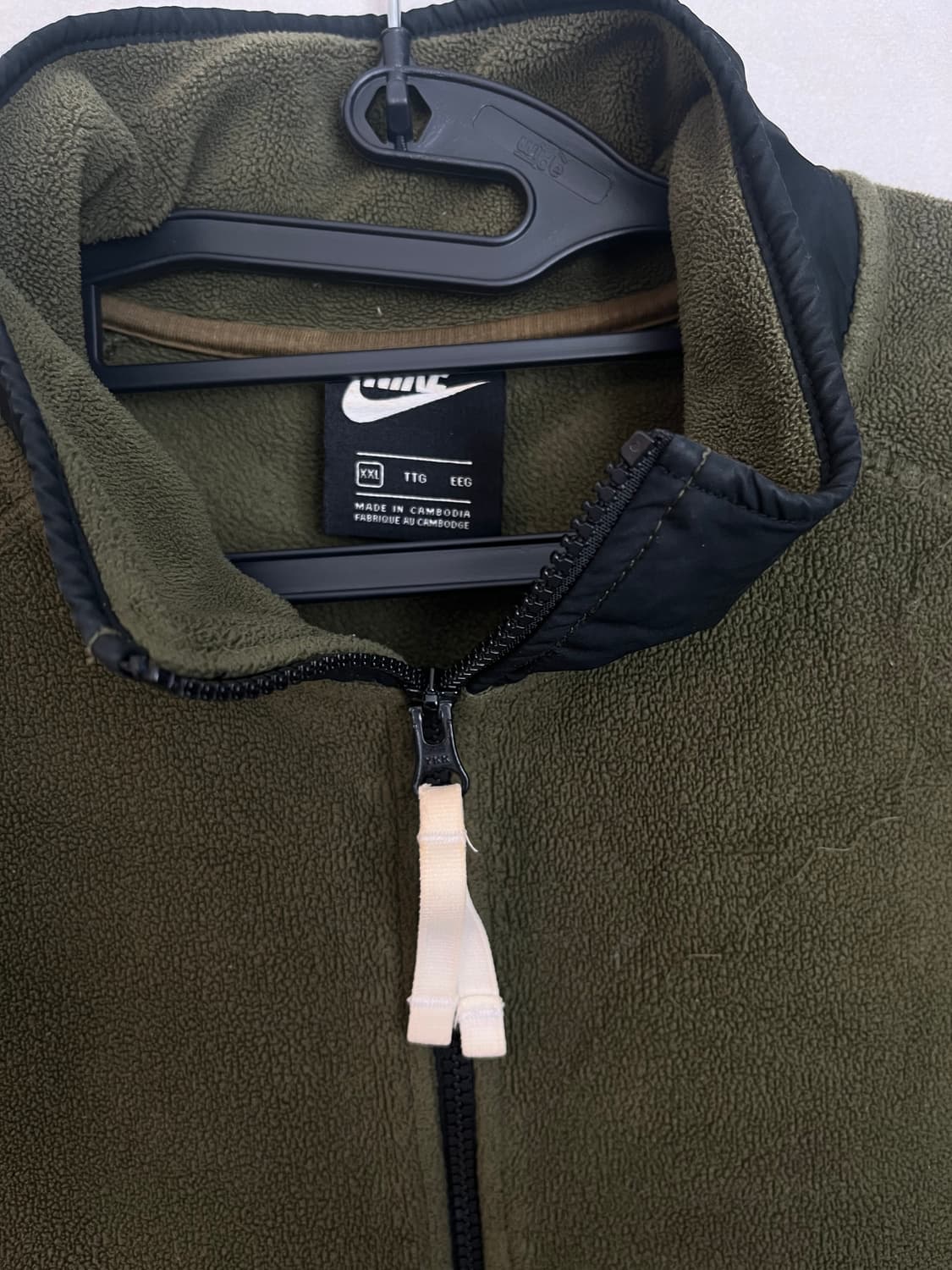 [2XL] 나이키 플리스 하프집업 카키 상품이미지4
