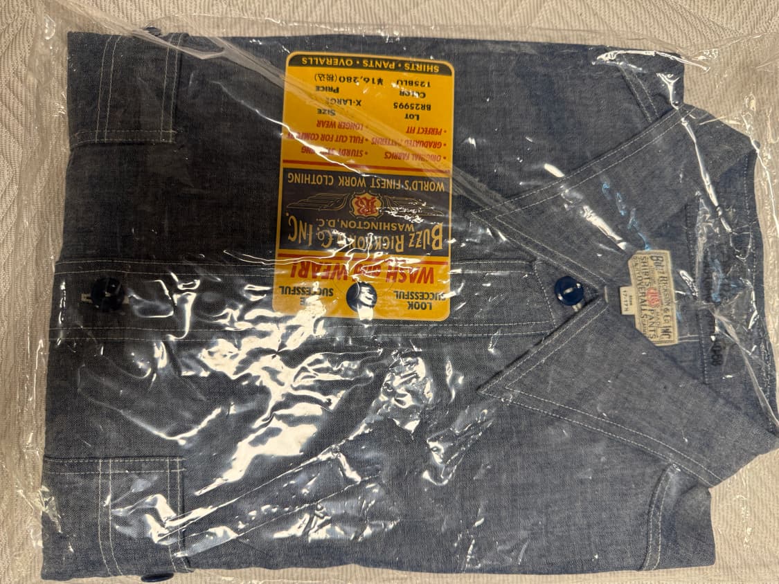 버즈릭슨 샴브레이 셔츠 xl 새상품 상품이미지2