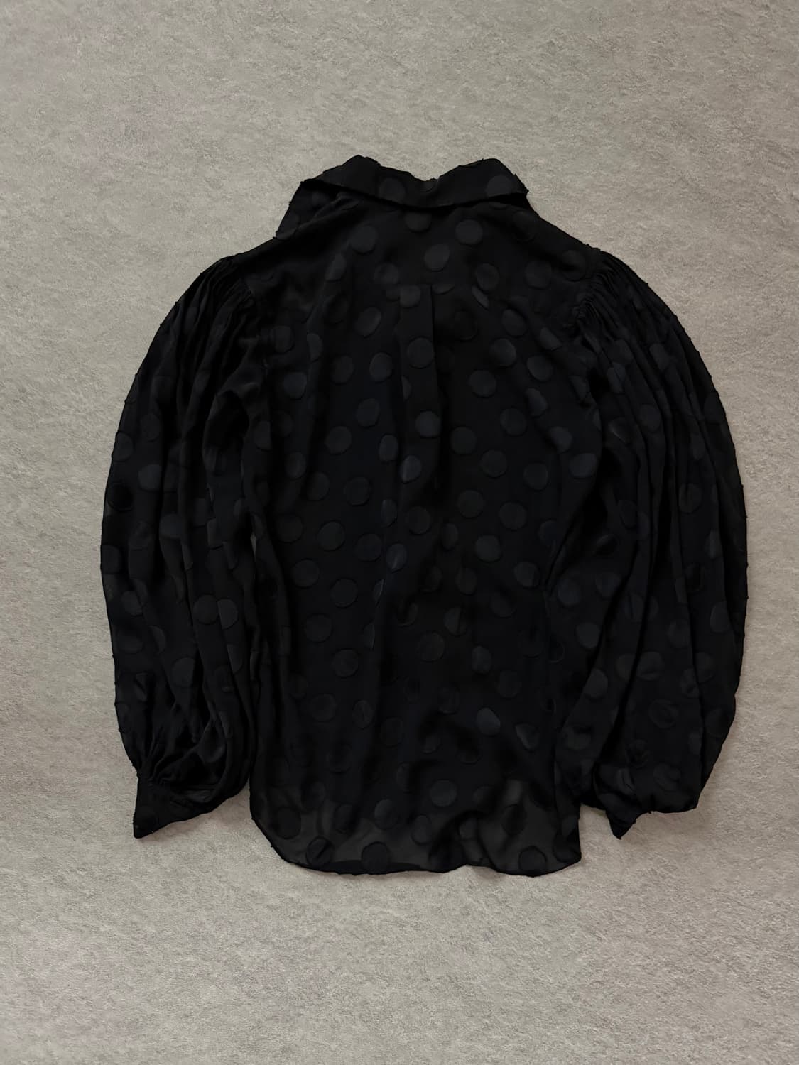 꼼데가르송 도트 시스루 블라우스 상품이미지3