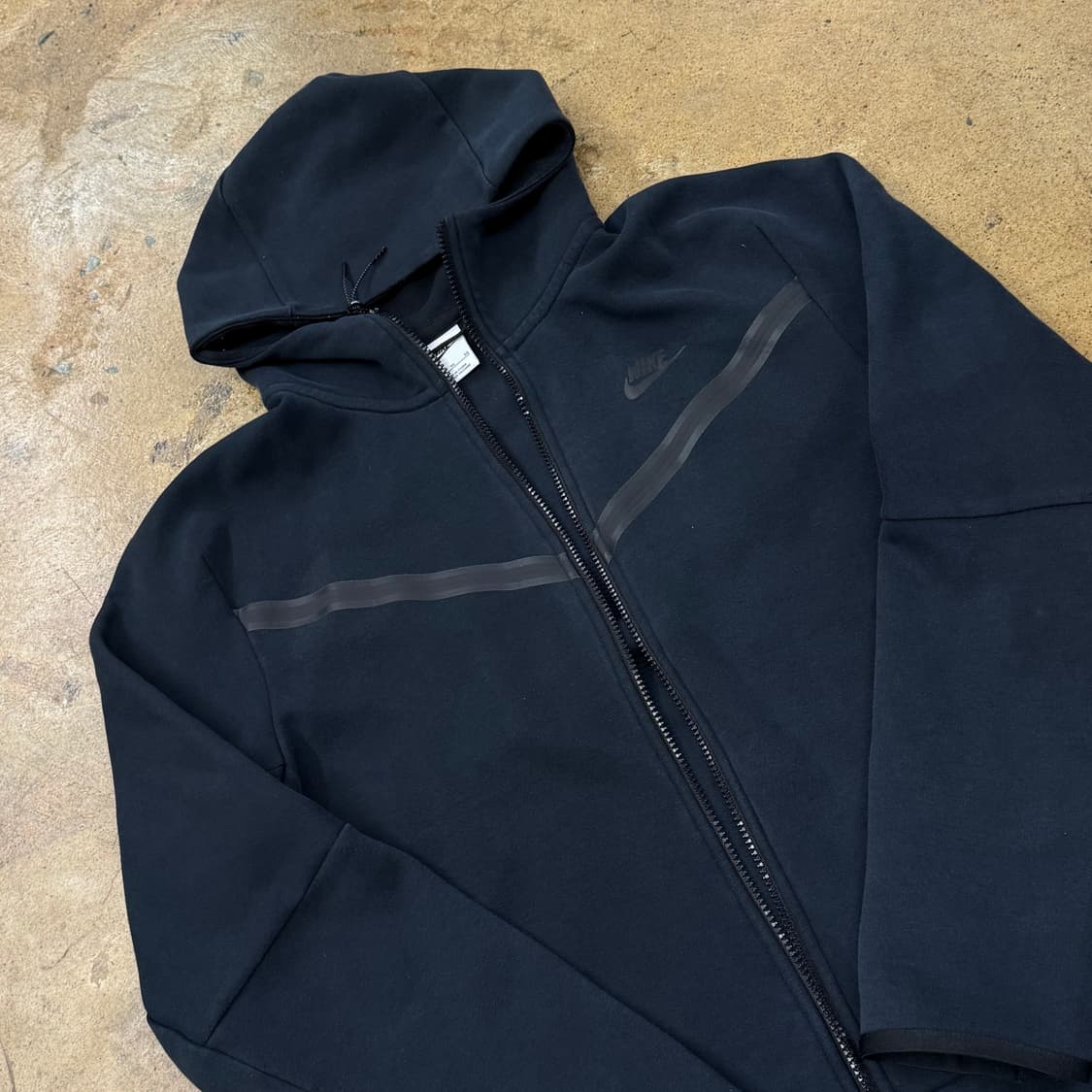 [정품/XL] 나이키 테크팩 풀집업 블랙 후드집업 b15 상품이미지1