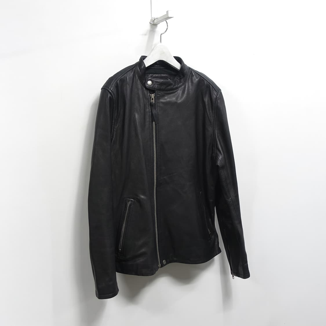 [XL]COEN 고트스킨 염소 가죽 레더 자켓 상품이미지3