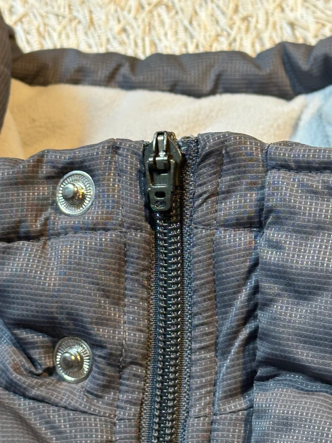 희귀) 00's 나이키 올드스쿨 디테처블 배색 패딩 그레이 상품이미지5