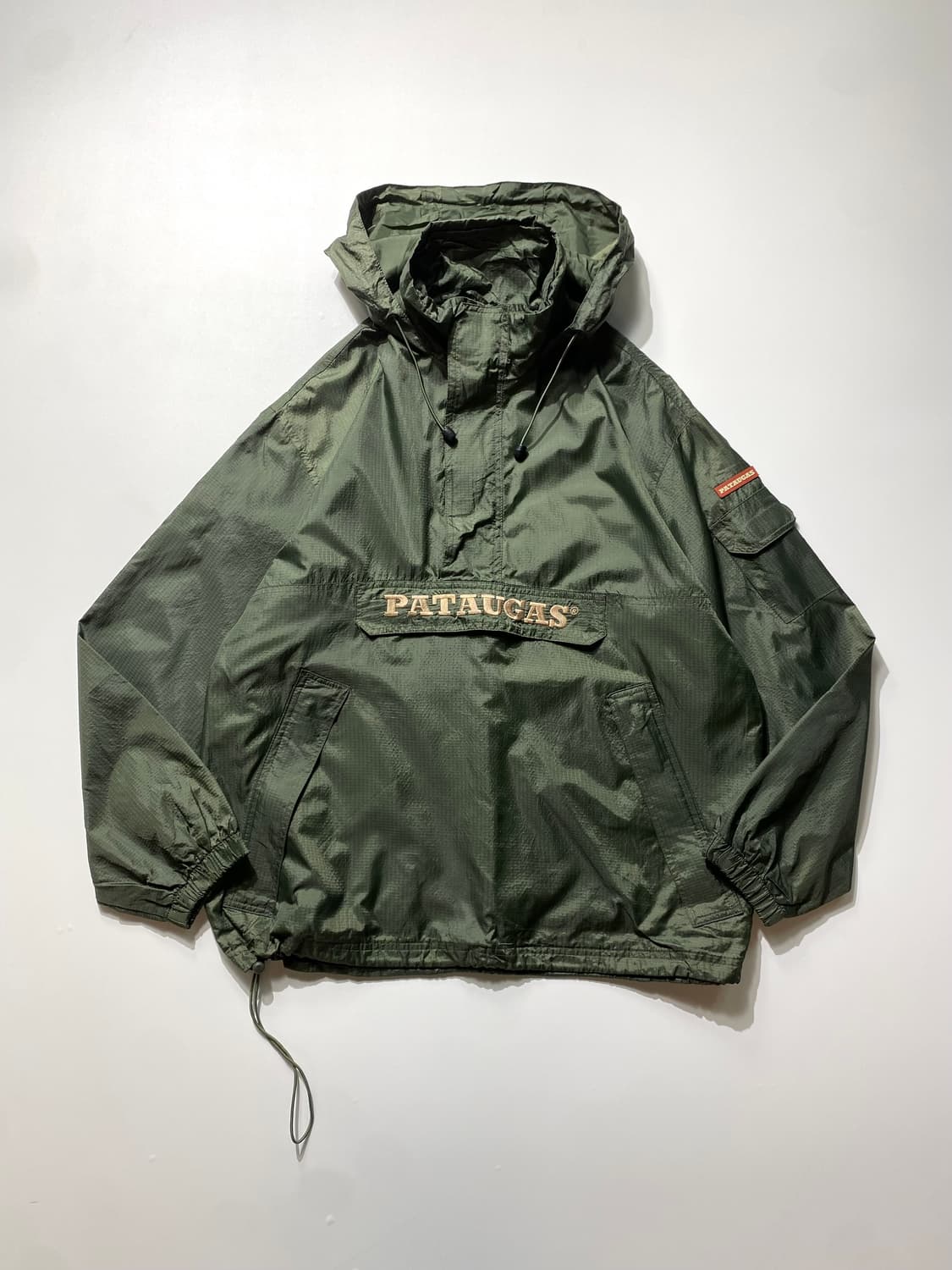 [M] 90s Pataugas 립스탑 나일론 아노락 상품이미지1