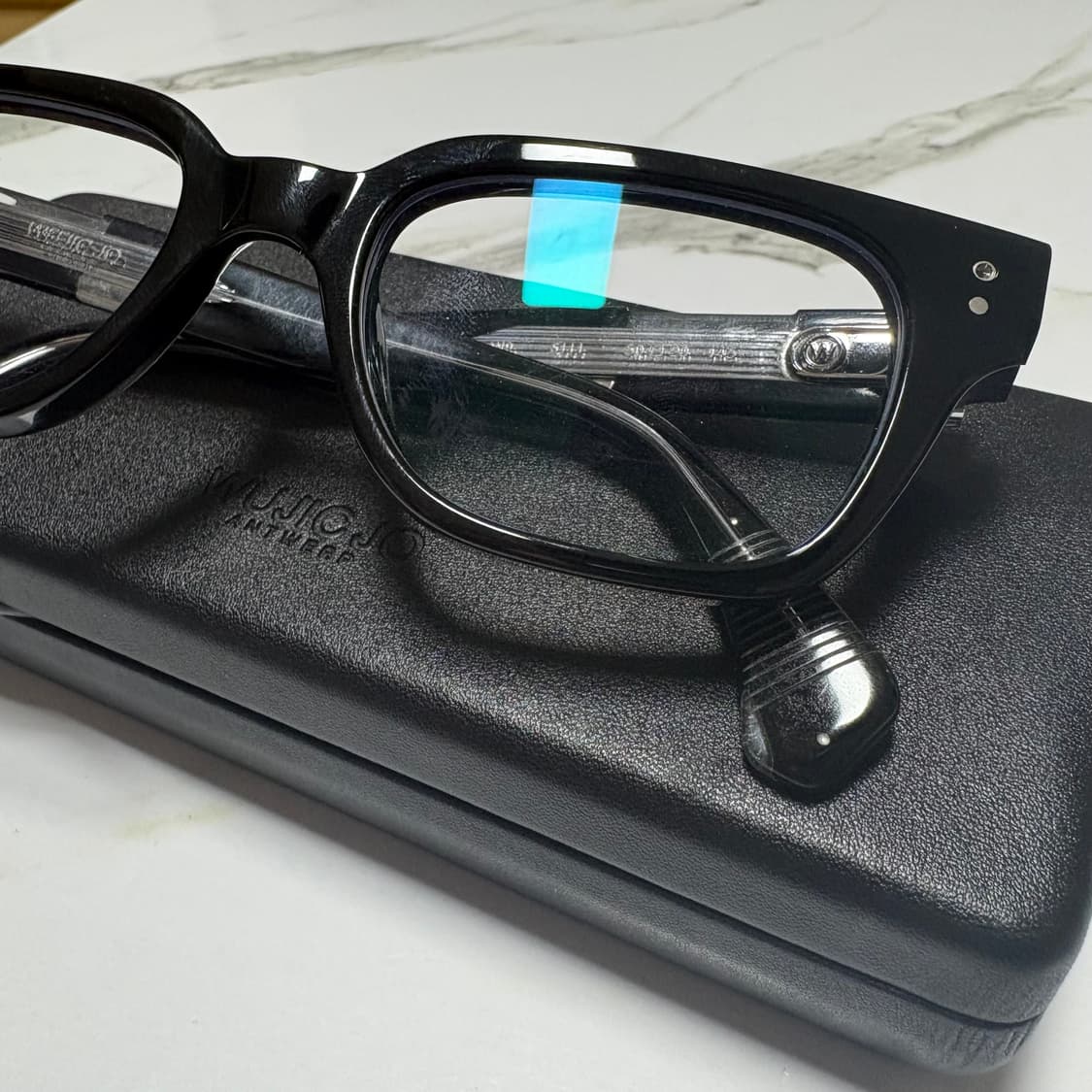 우직조 W9 NOIR 5111 검은 뿔테 5020 + 오렌지색 렌즈  상품이미지3