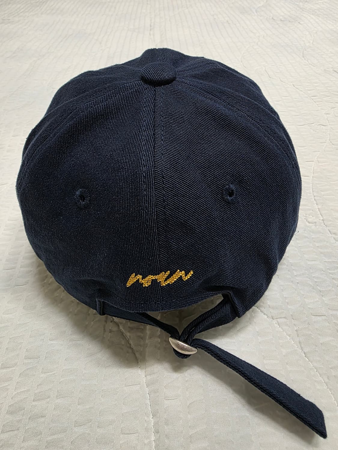 노운 미착용 새상품 흑배요리사 간귀 콜라보 모자 볼캡 네이비색 NOUN 상품이미지7