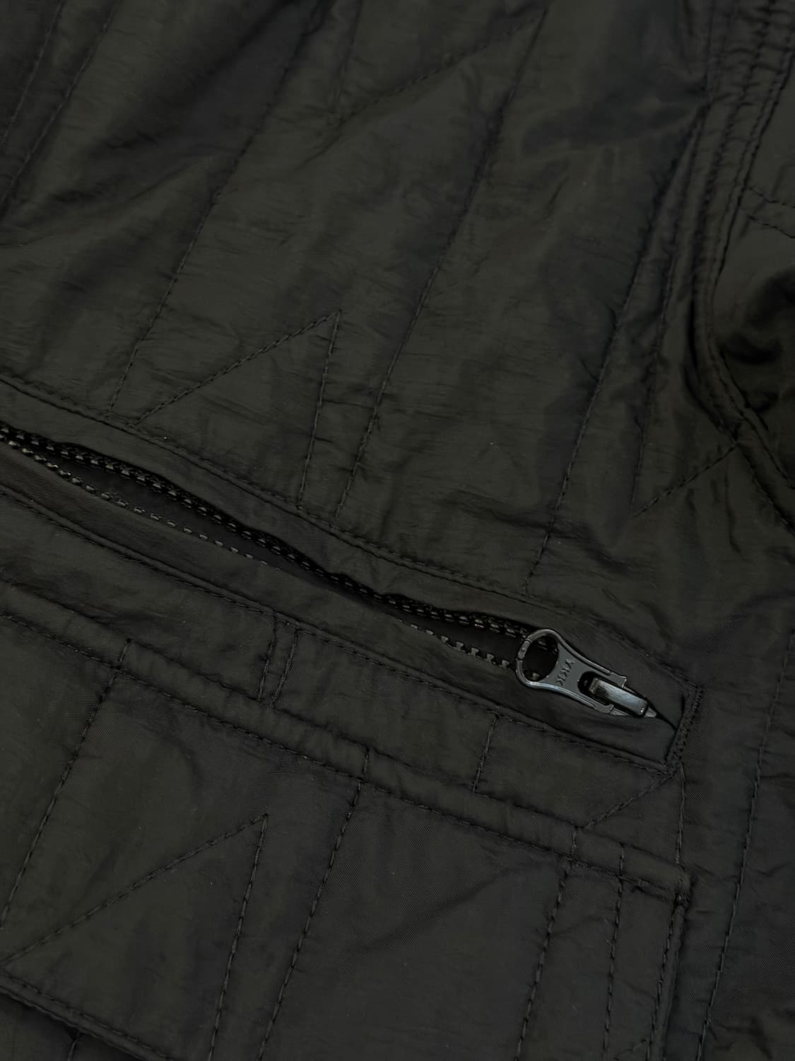 언어펙티드 퀼티드 블루종 퀼팅자켓 블랙 상품이미지2