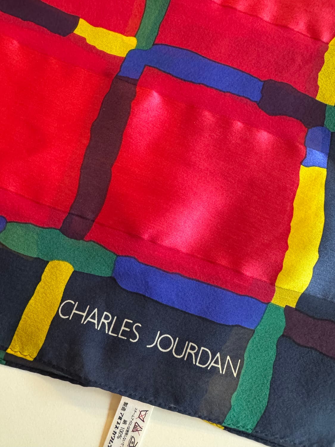 Geometric Silk Scarf 빈티지 실크 스카프 상품이미지5