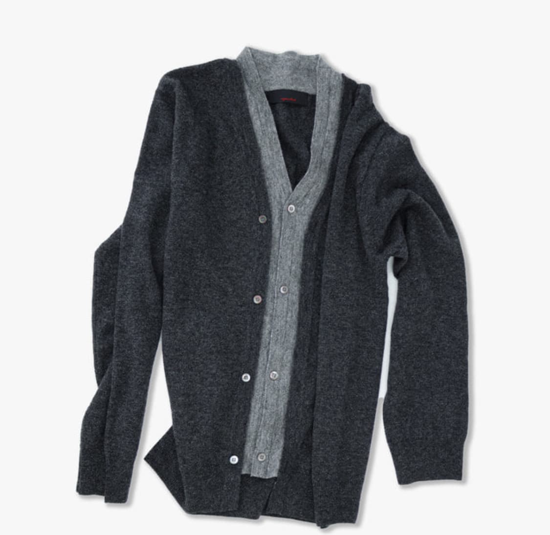  AZA V-NECK CARDIGAN - CHARCOAL (M) 상품이미지2