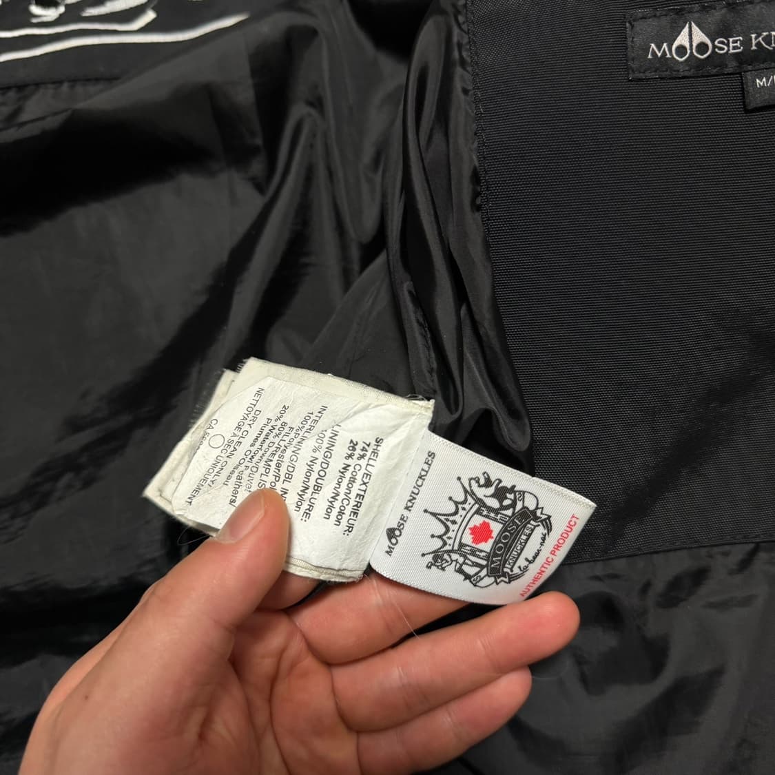 무스너클 쓰리쿼터 퍼 후드 패딩 자켓 상품이미지7