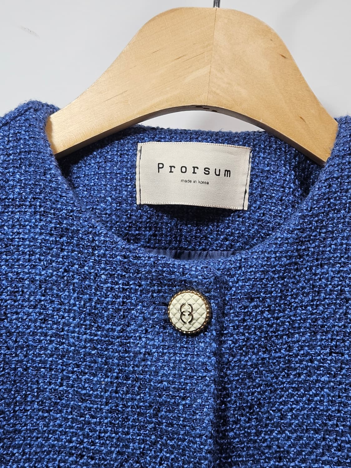 블루 트위드 자켓  상품이미지2