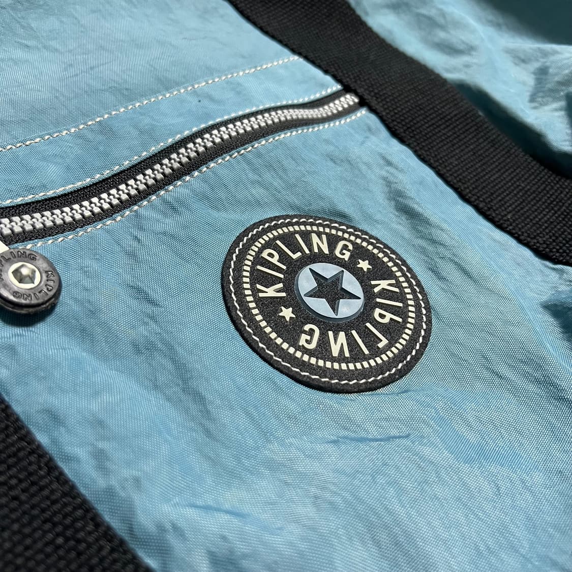 키플링 하늘색 소라색 숄더백 토트백 상품이미지2