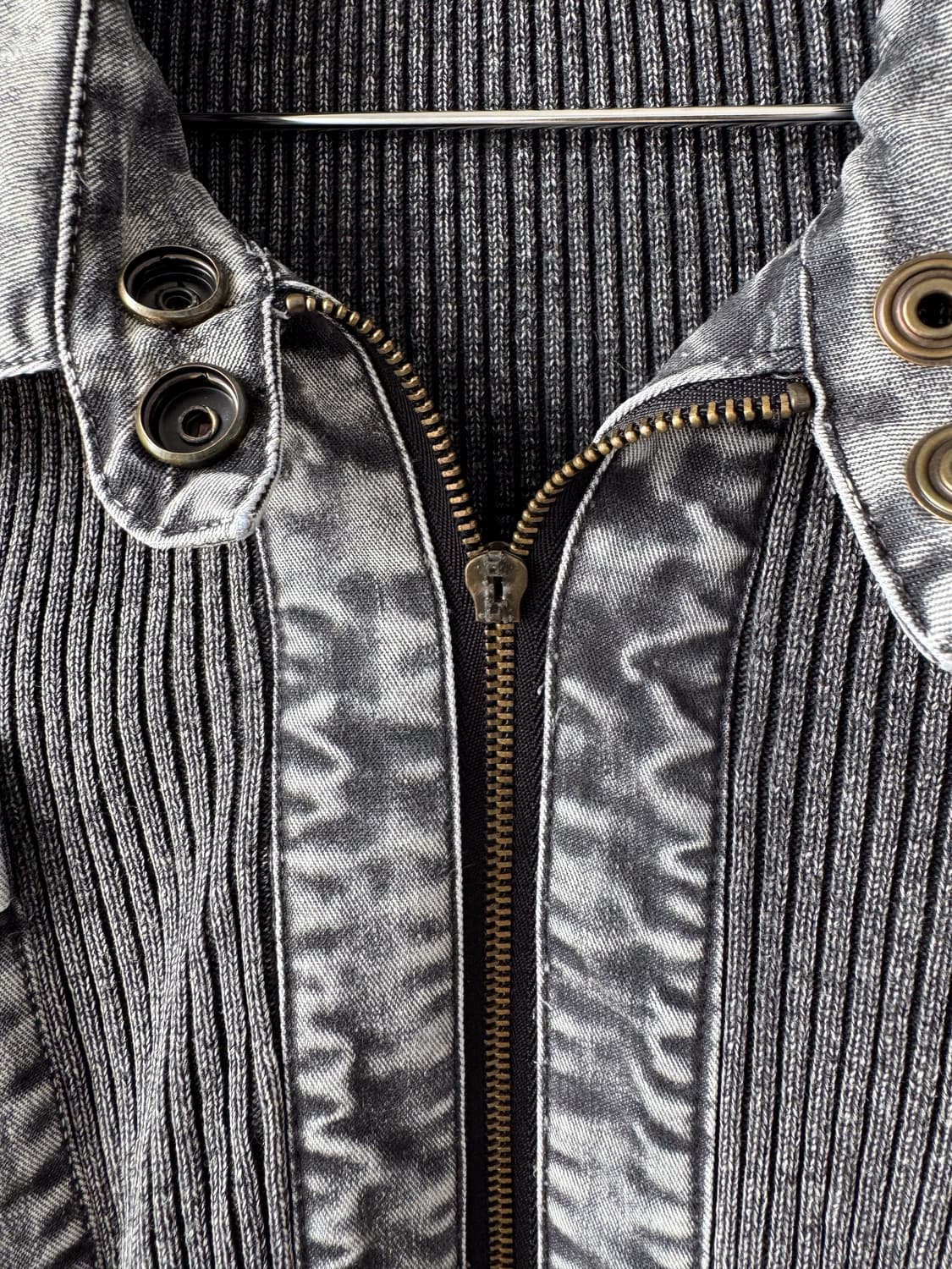 Pocket point ribbed zip up 상품이미지5