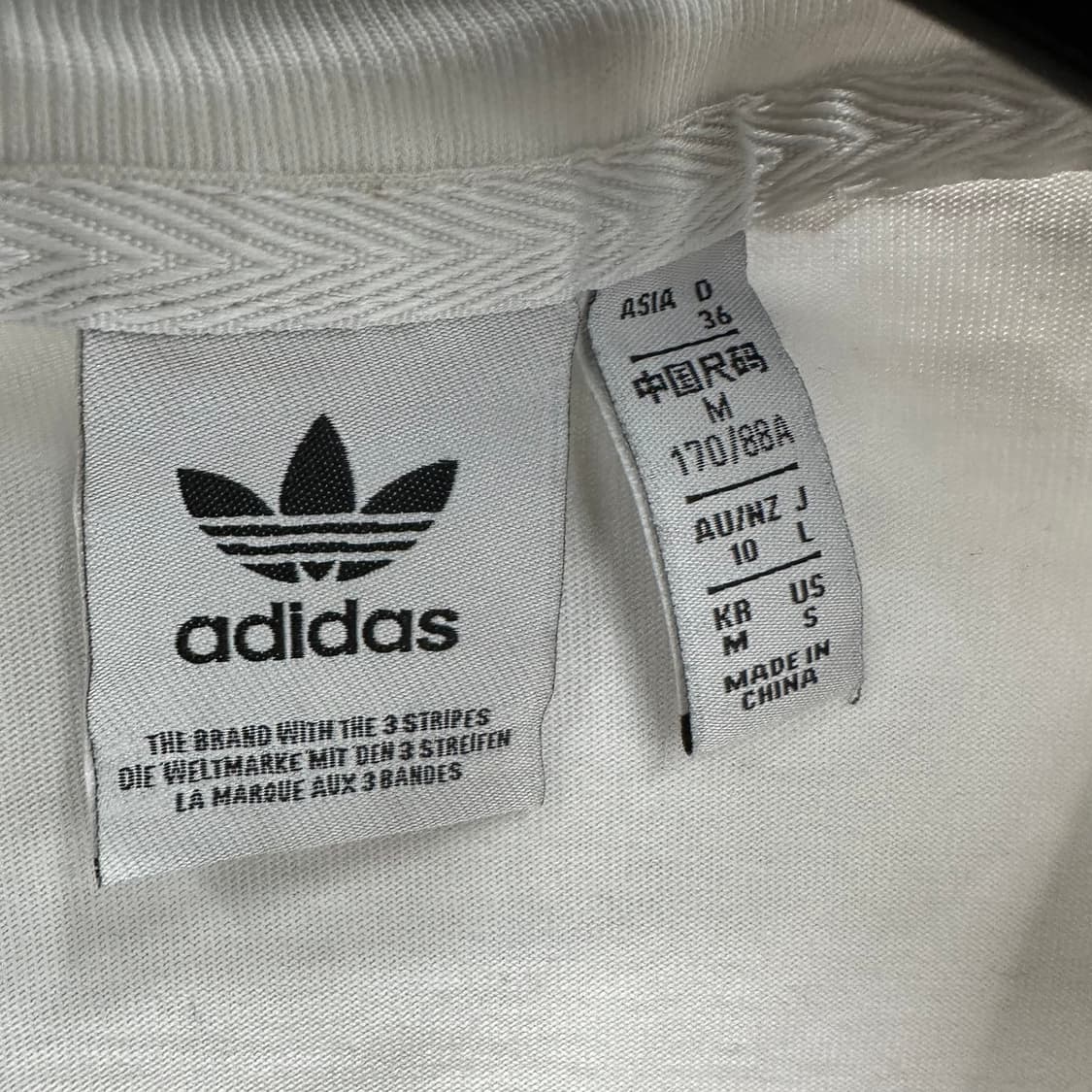 95 아디디스 여자 슬림핏 숏 반팔 티셔츠 상품이미지3