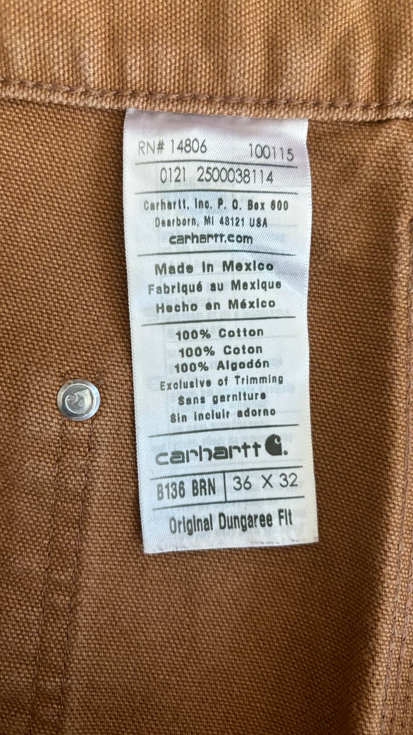 Carhartt Double Knee B136 BRN 상품이미지7