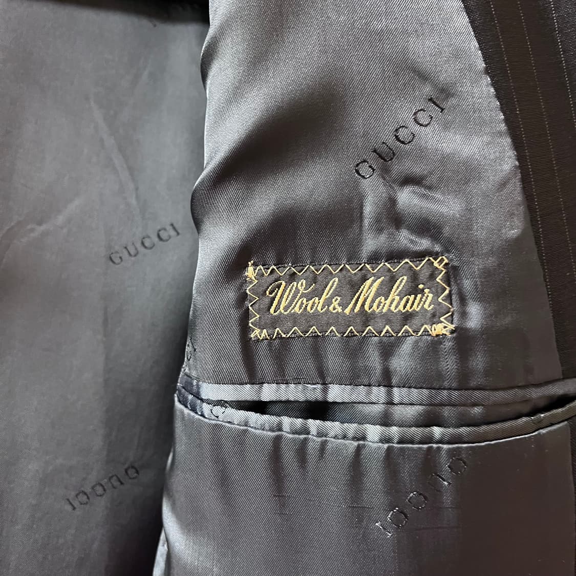 97년 톰 포드 GUCCI 모헤어 울 테일러드 자켓 (48) 상품이미지3