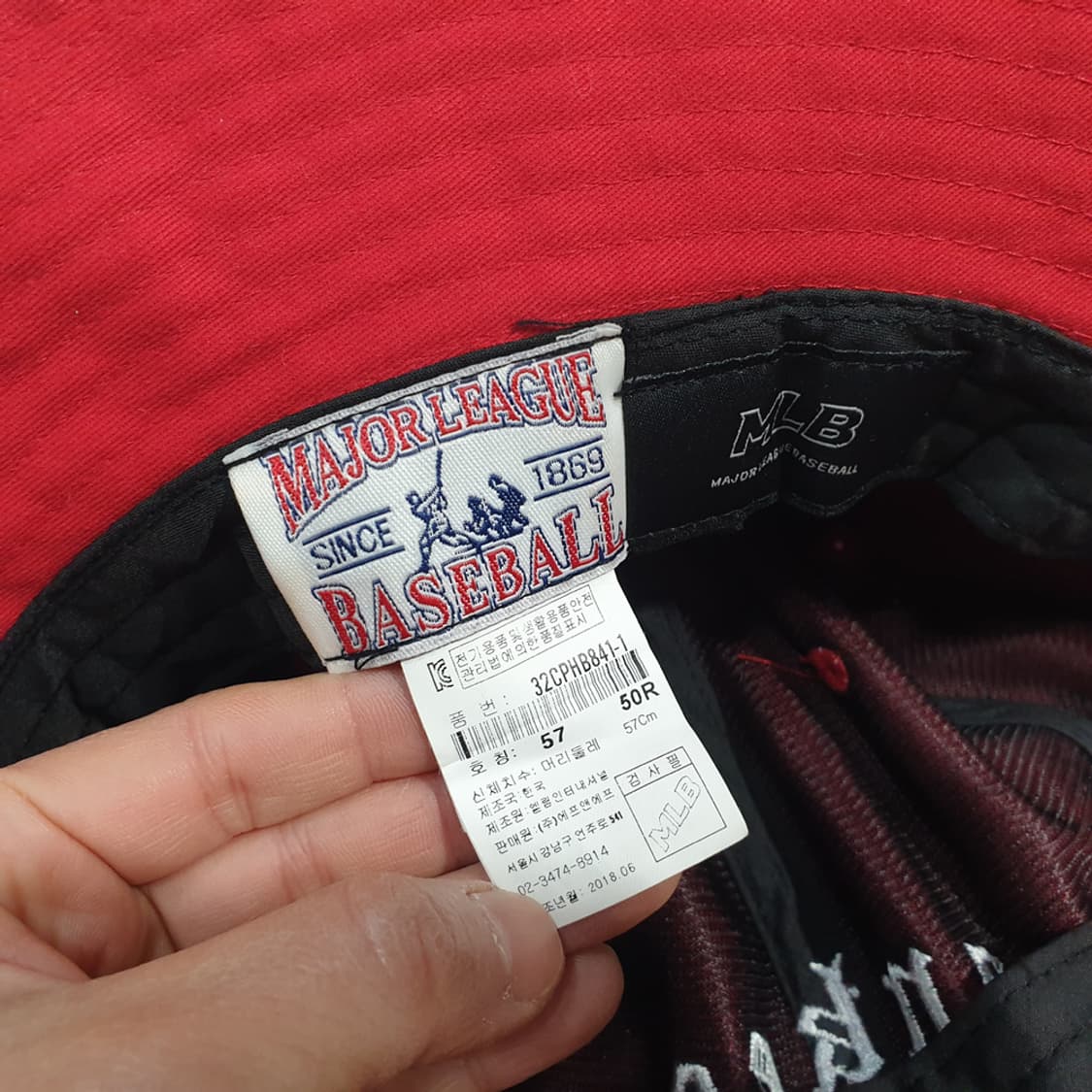 MLB 버킷햇 돔햇 (레드)모자 상품이미지5