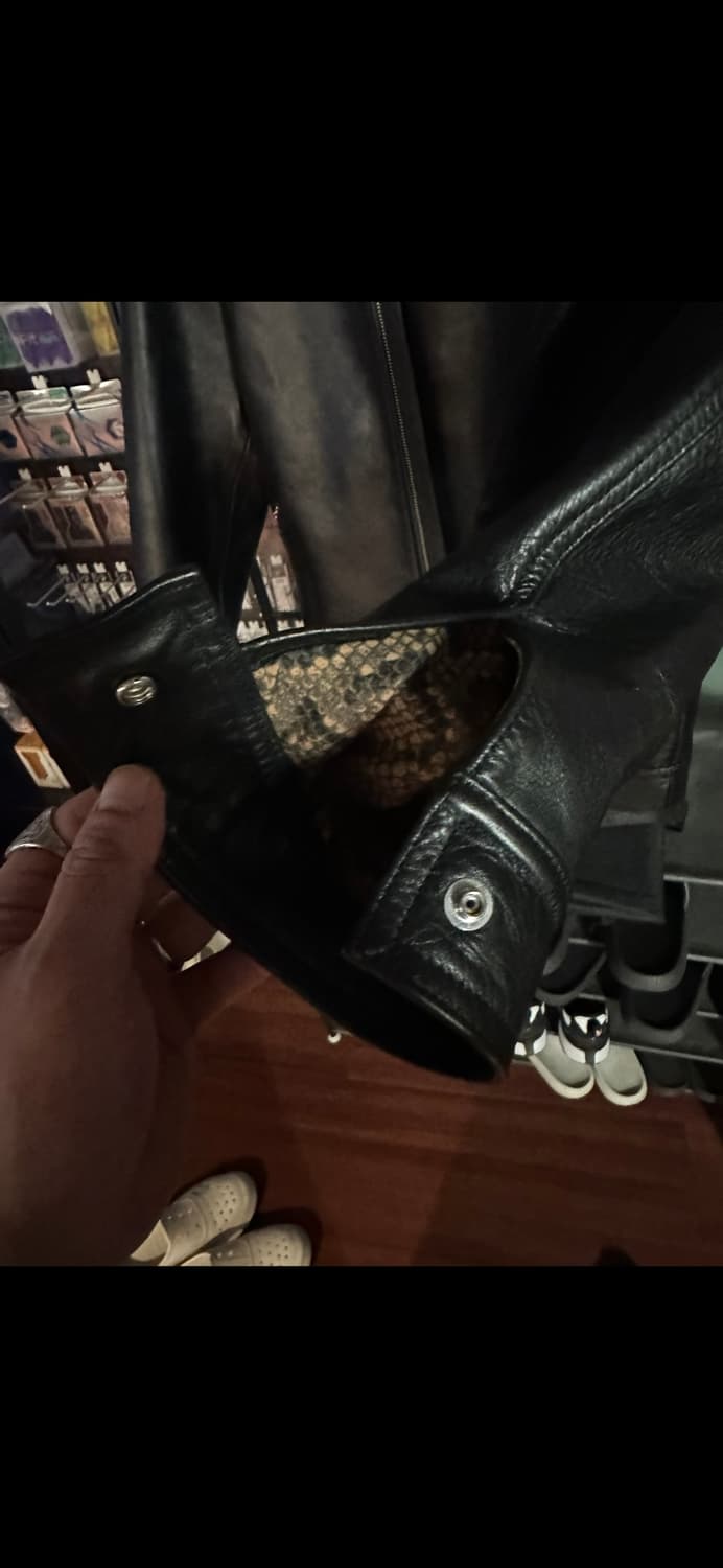 와코마리아 22FW 카우하이드 싱글라이더 M 상품이미지8