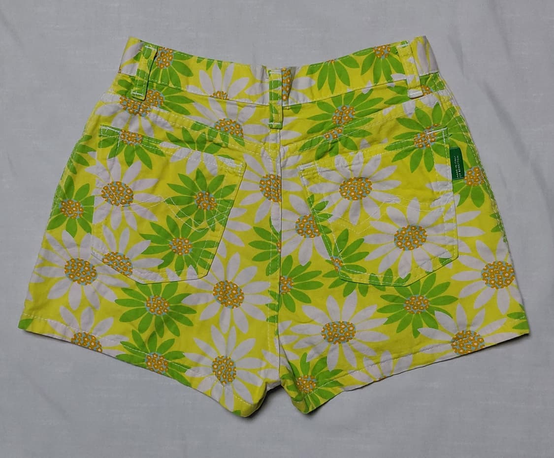 [Made in Italy] 베네통 빈티지 플라워 코튼 쇼츠 (S사이즈) 상품이미지7