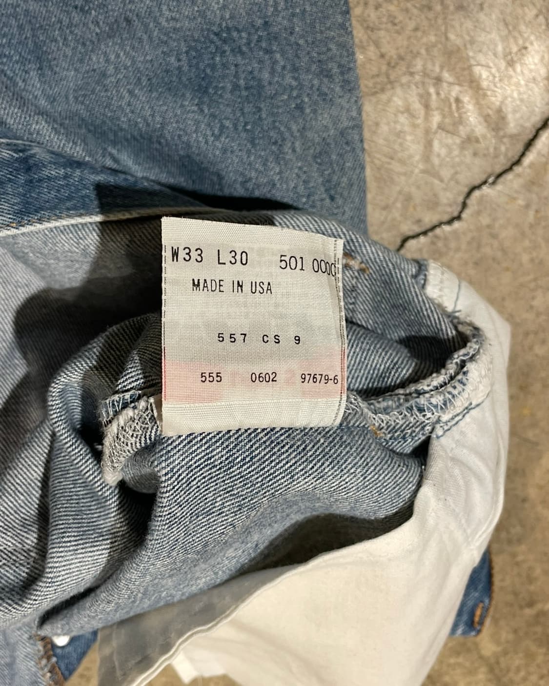2002 Levi's 501xx 데님 팬츠 (B5197) 상품이미지9