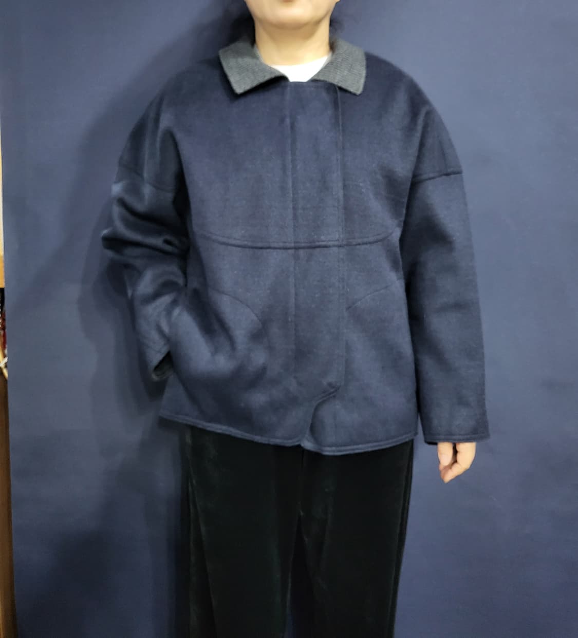 보니스팍스 니트카라 자켓 상품이미지2