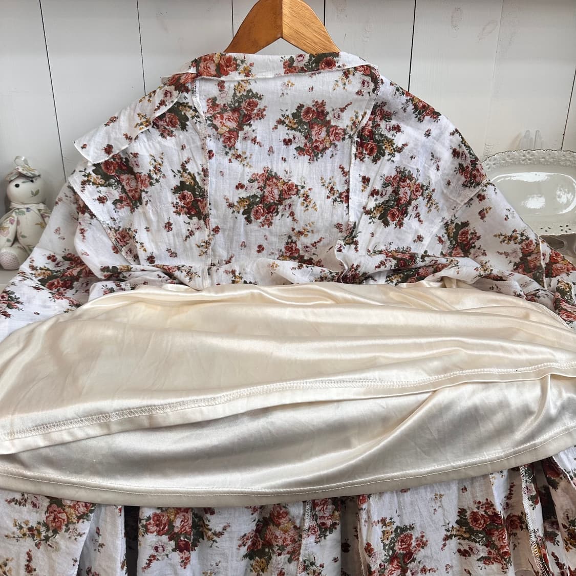 axes femme/액시즈팜 로즈 플라워러플 언발 스커트 상품이미지7