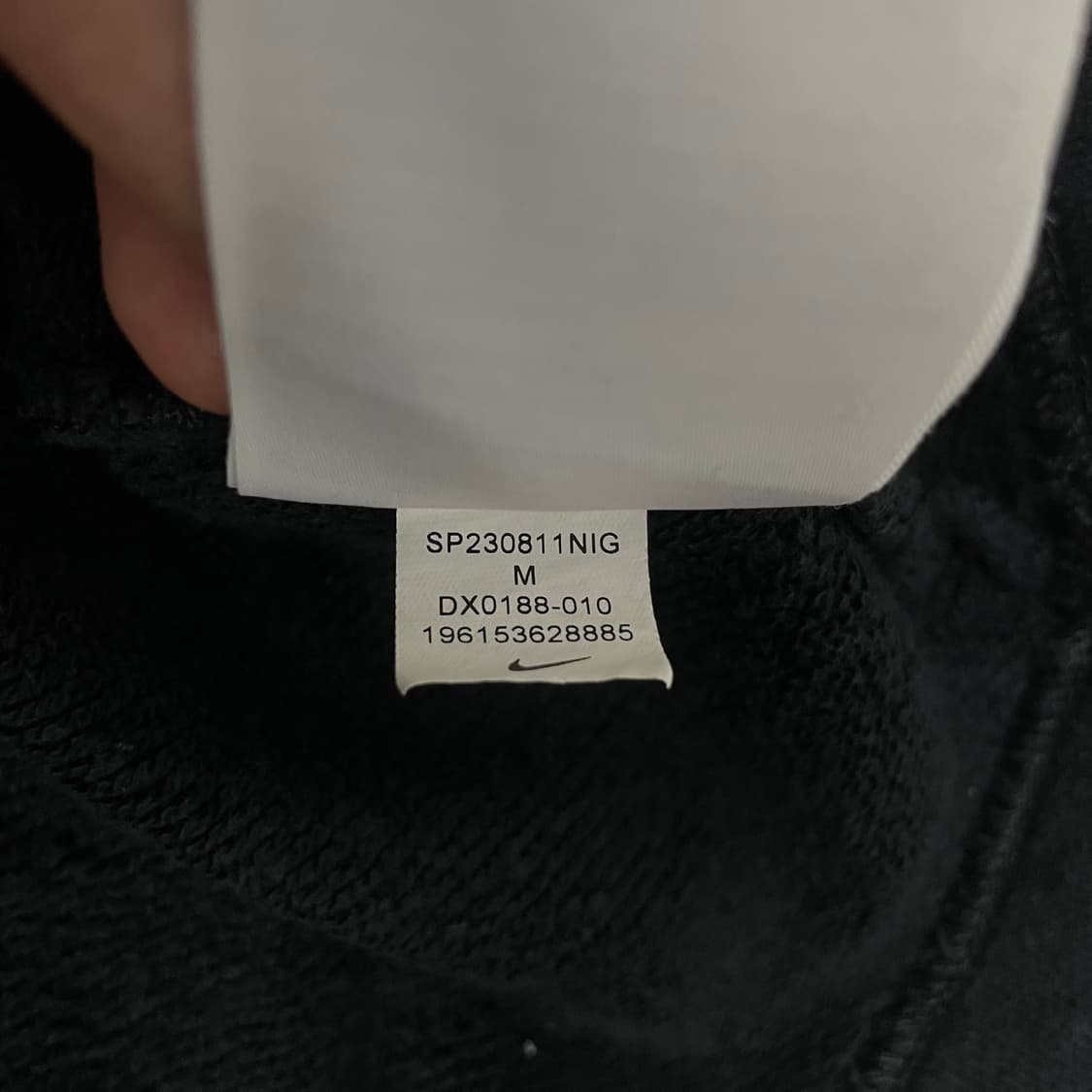 나이키 신형 서카 프렌치 테리 반팔 탑 블랙 상품이미지6