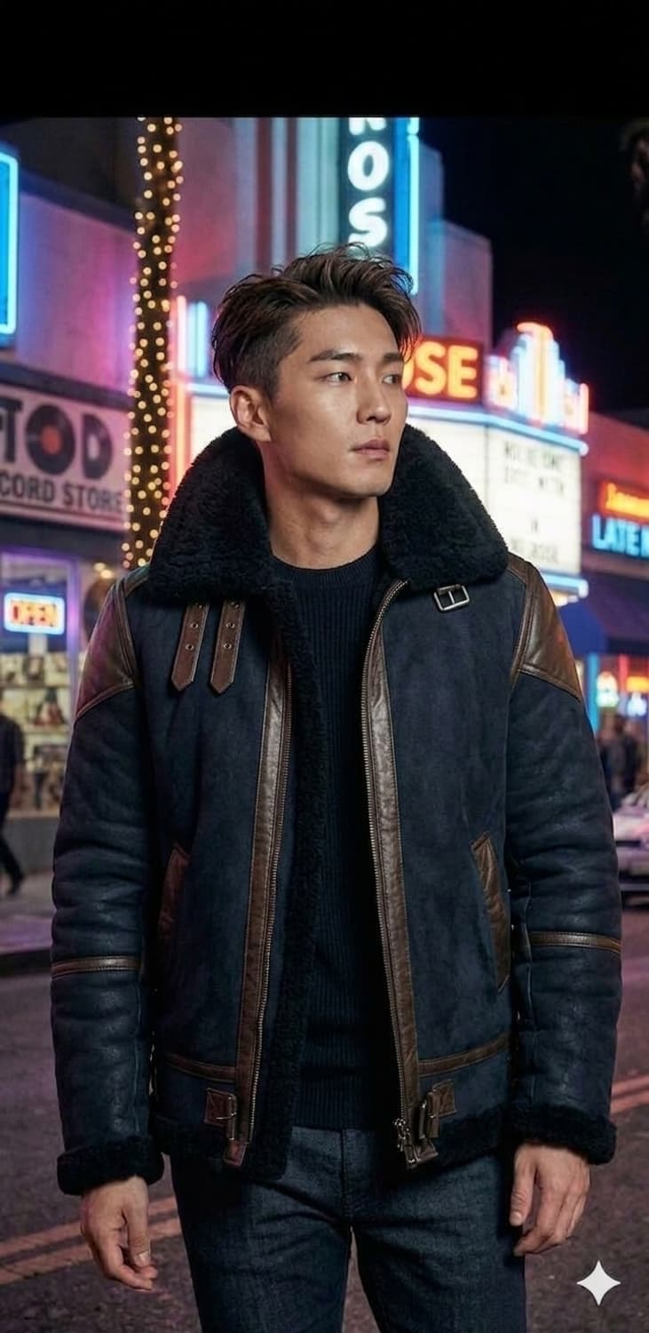 질스튜어트 뉴욕의 오일 워시드 쉽스킨 무스탕(105사이즈) 상품이미지2