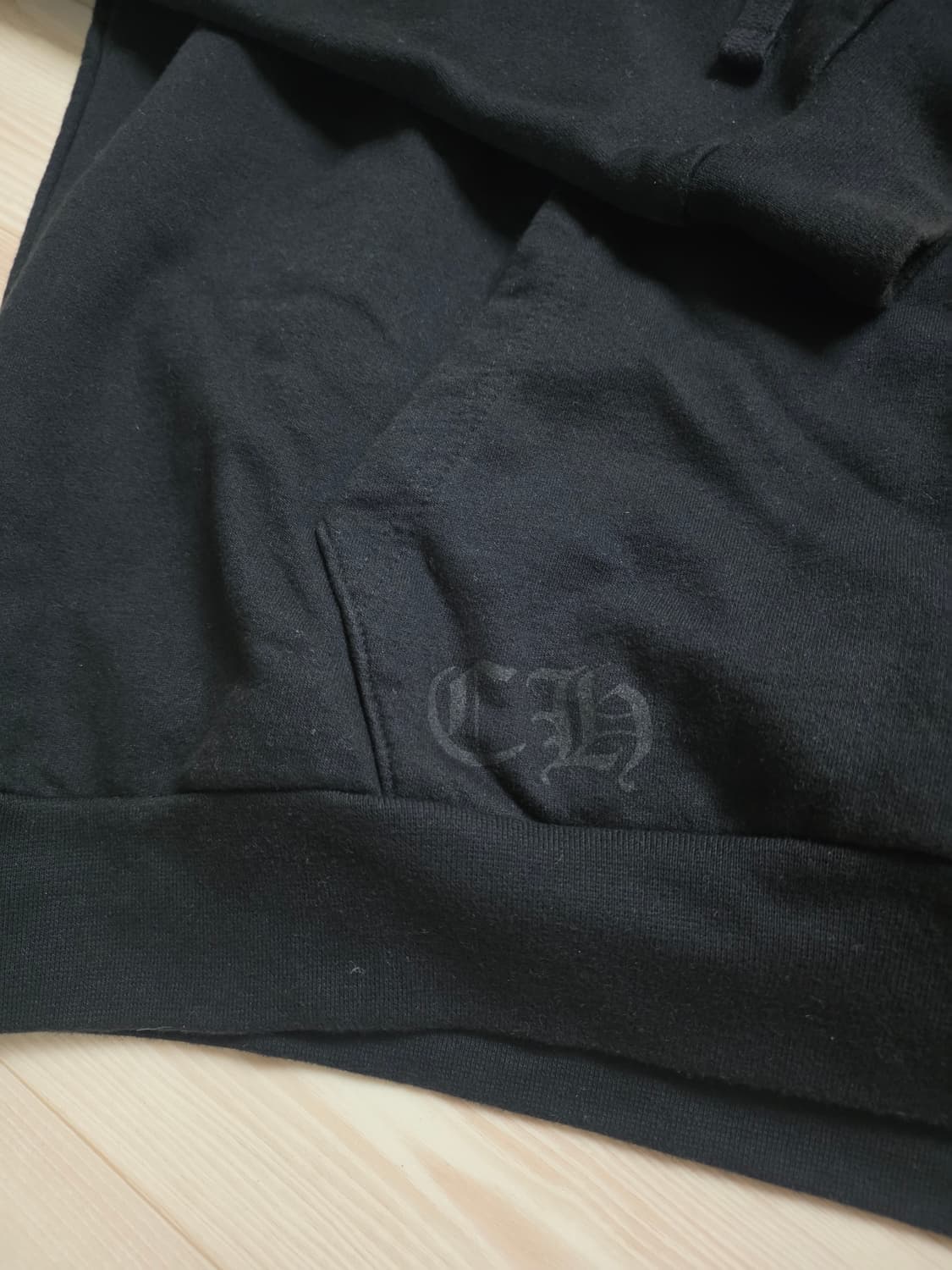 크롬하츠 아메리칸 플래그 대거 후드 블랙 색상 XL 상품이미지7