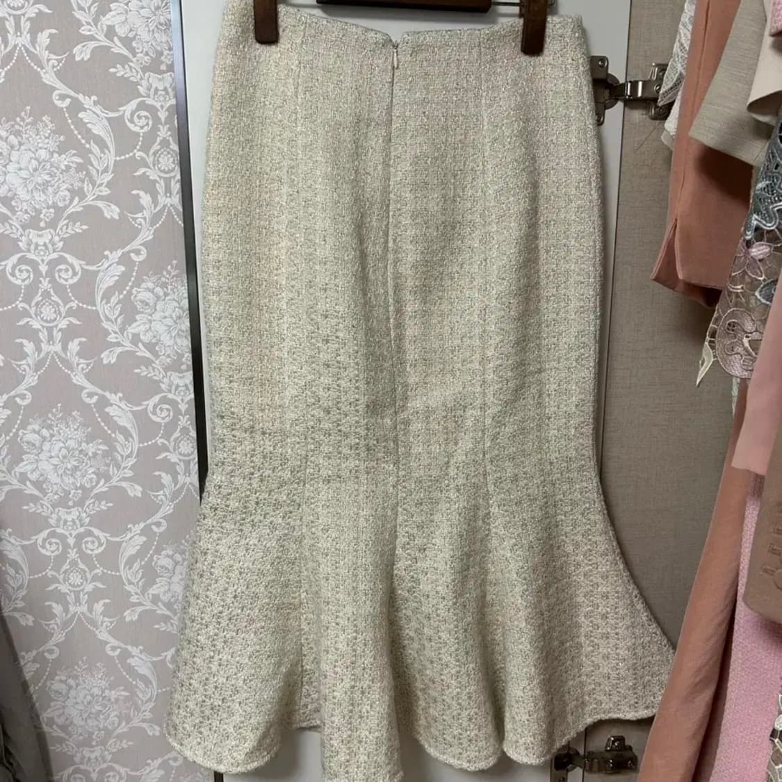 라벨르블랑 금사 트위드 머메이드 스커트 상품이미지7