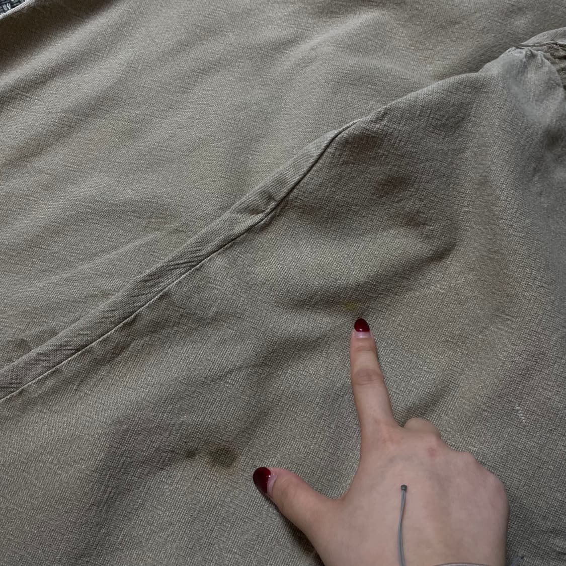  (32) 랭글러 32X32 베이지 백카고 데님 팬츠 상품이미지3