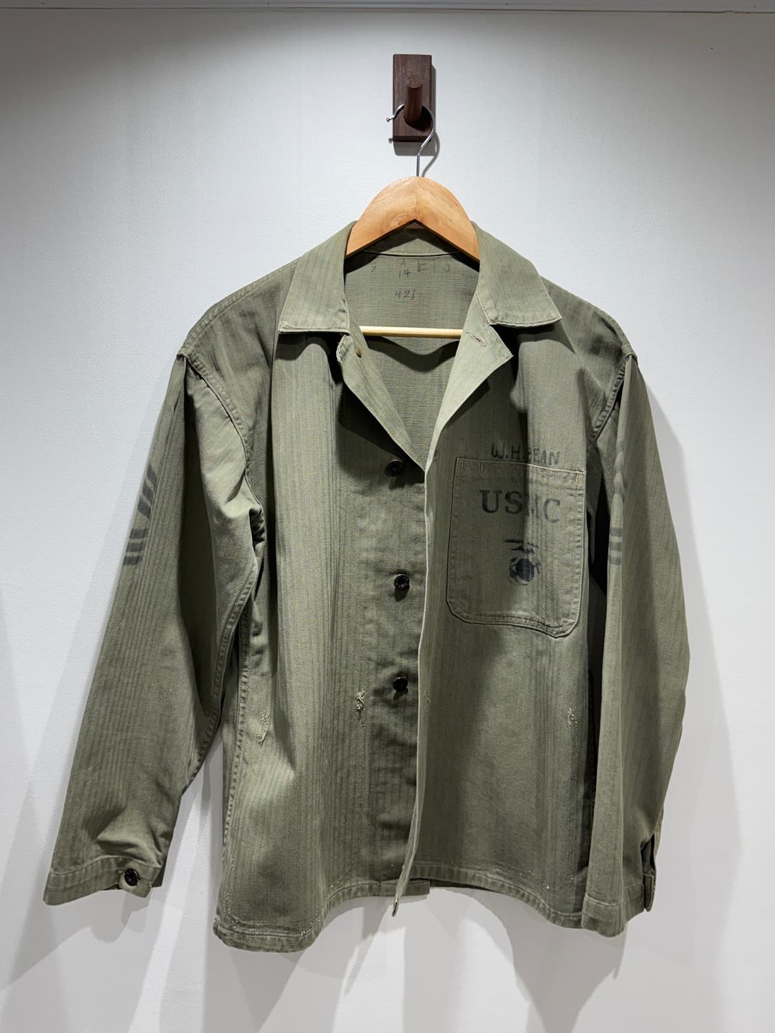 40s USMC P41 HBT Jacket (포켓 커스텀) 상품이미지1