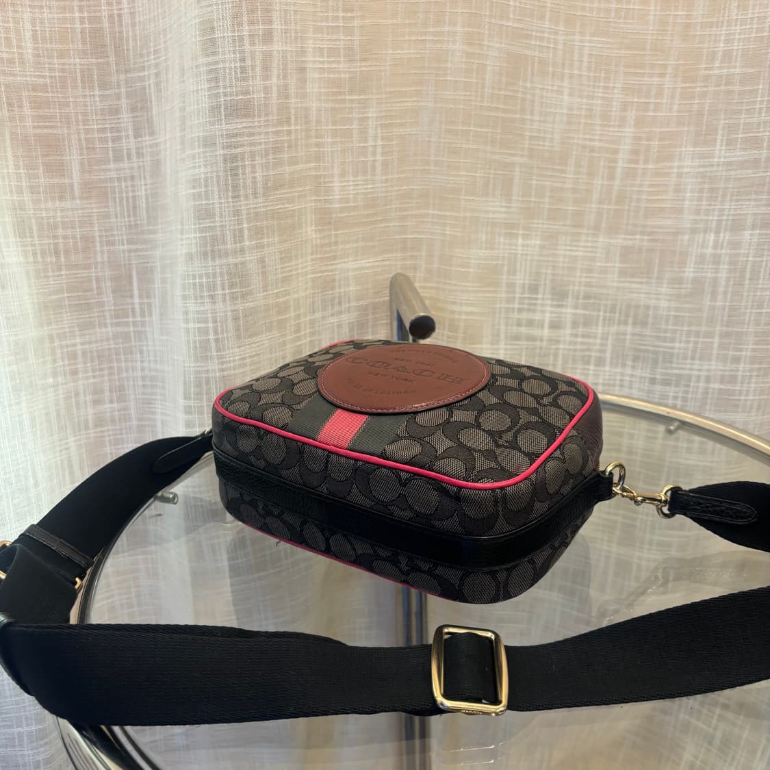 정품 코치 카메라 패브릭 크로스백     상품이미지8