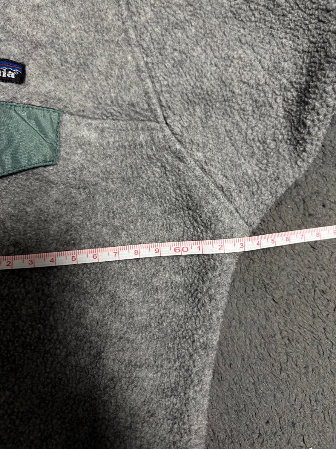  (L) 파타고니아 90s 빈티지 신칠라 라이트 그레이 / 그린(민트) 상품이미지5