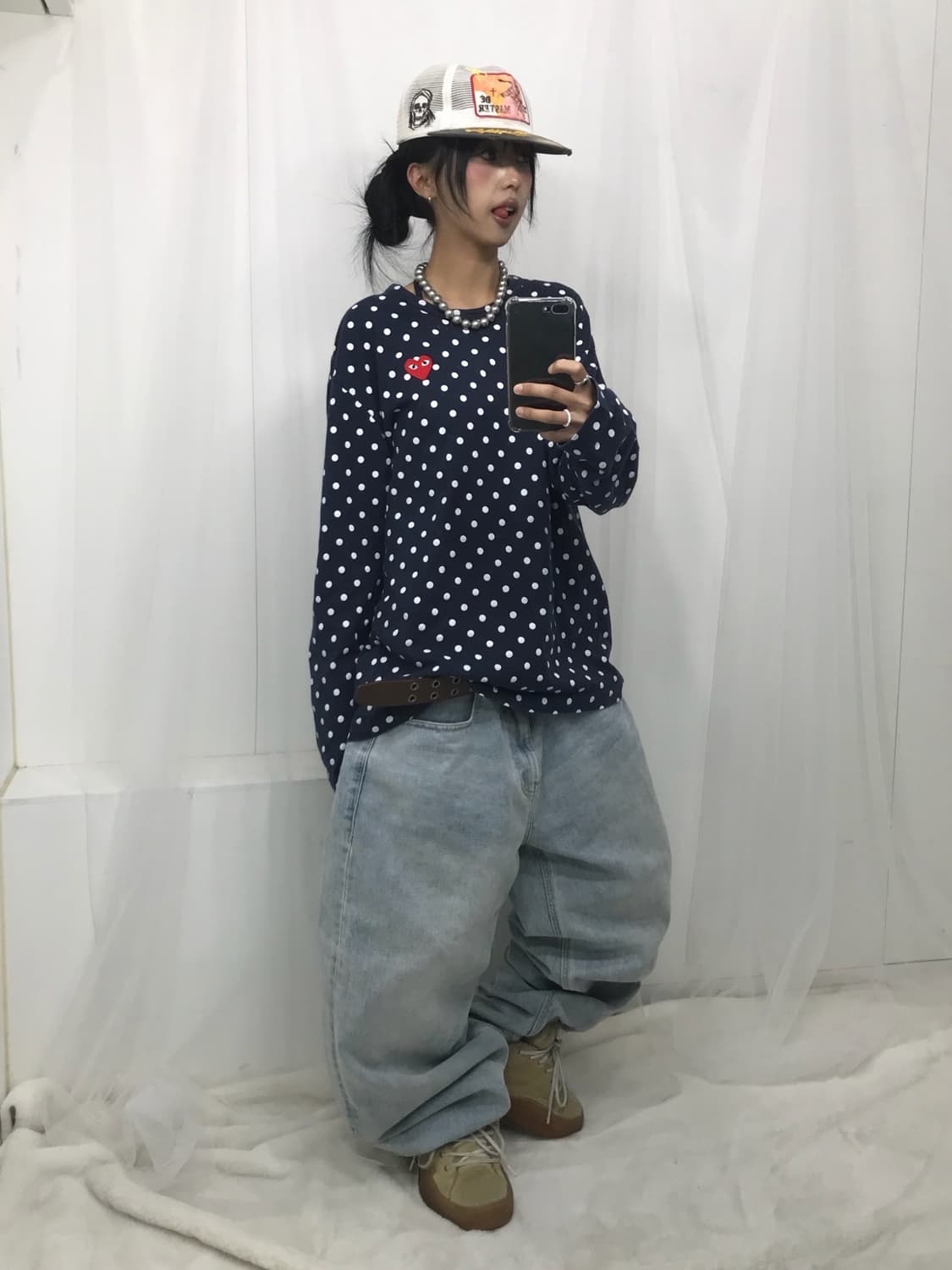 Comme des Garçons Heart Dots L/S 상품이미지5