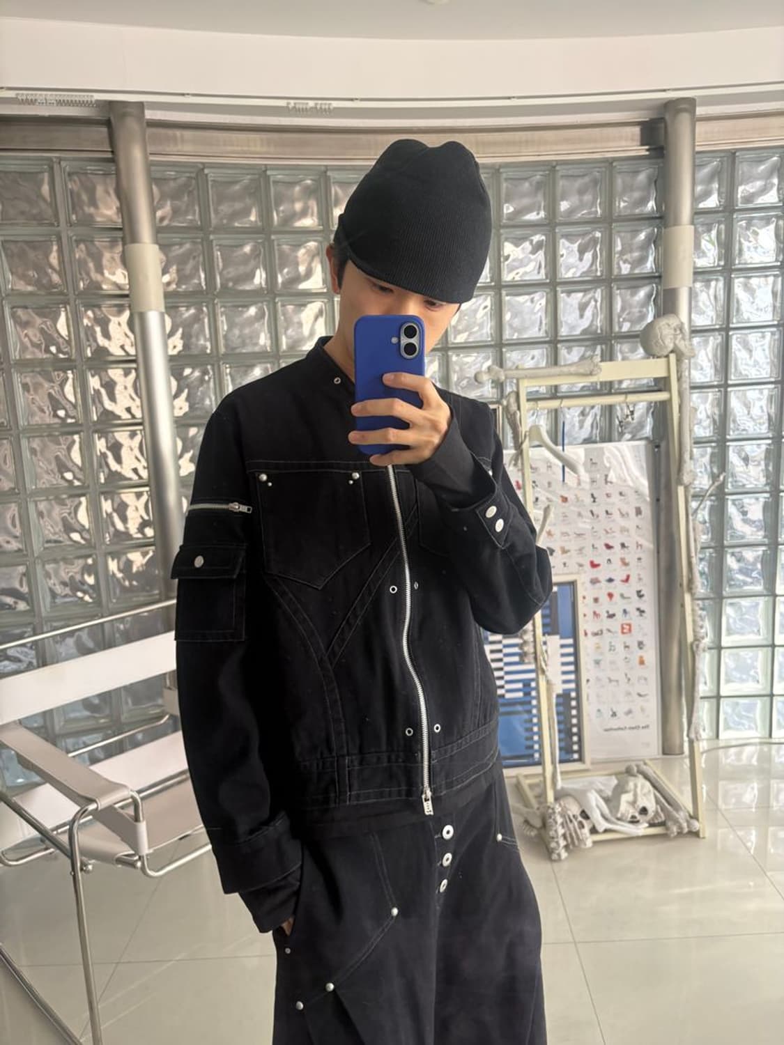 FRAGMENT PANEL SHORT BLOUSON 상품이미지3