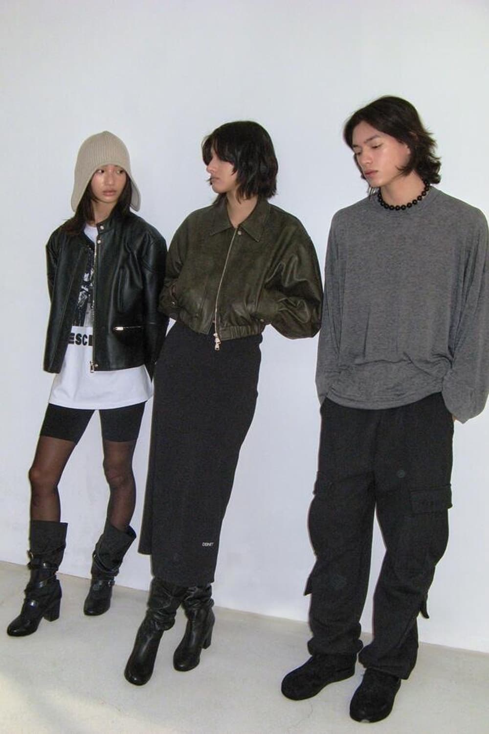 다이닛 부츠 DEINET RIMPLE LONG BOOTS IN BLACK 상품이미지2