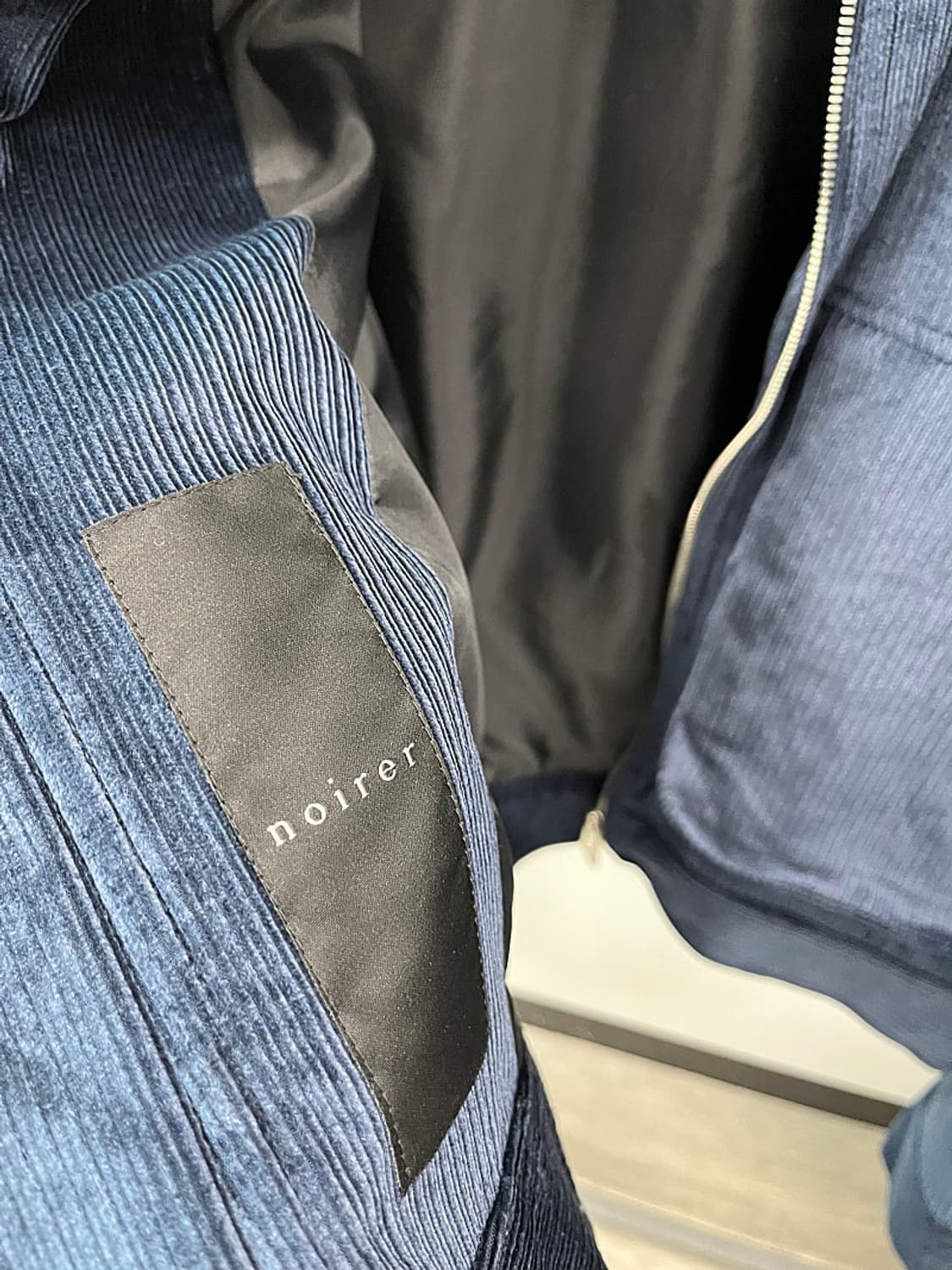 100) 노이어 리브드 집업 플라이트 자켓  상품이미지8