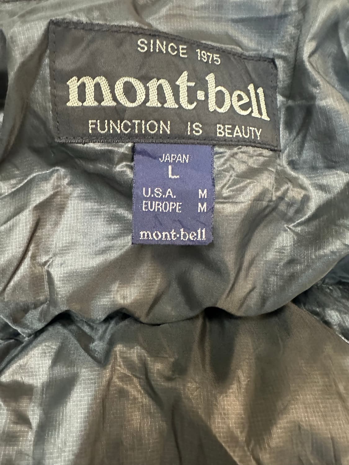 (L)90s 몽벨 빈티지 재팬 다운 베스트 망고 상품이미지4