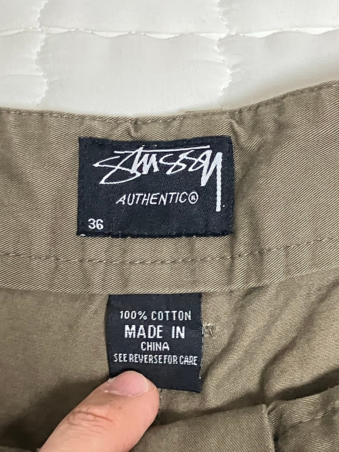 스투시 카고 쇼츠 올리브 36 상품이미지3