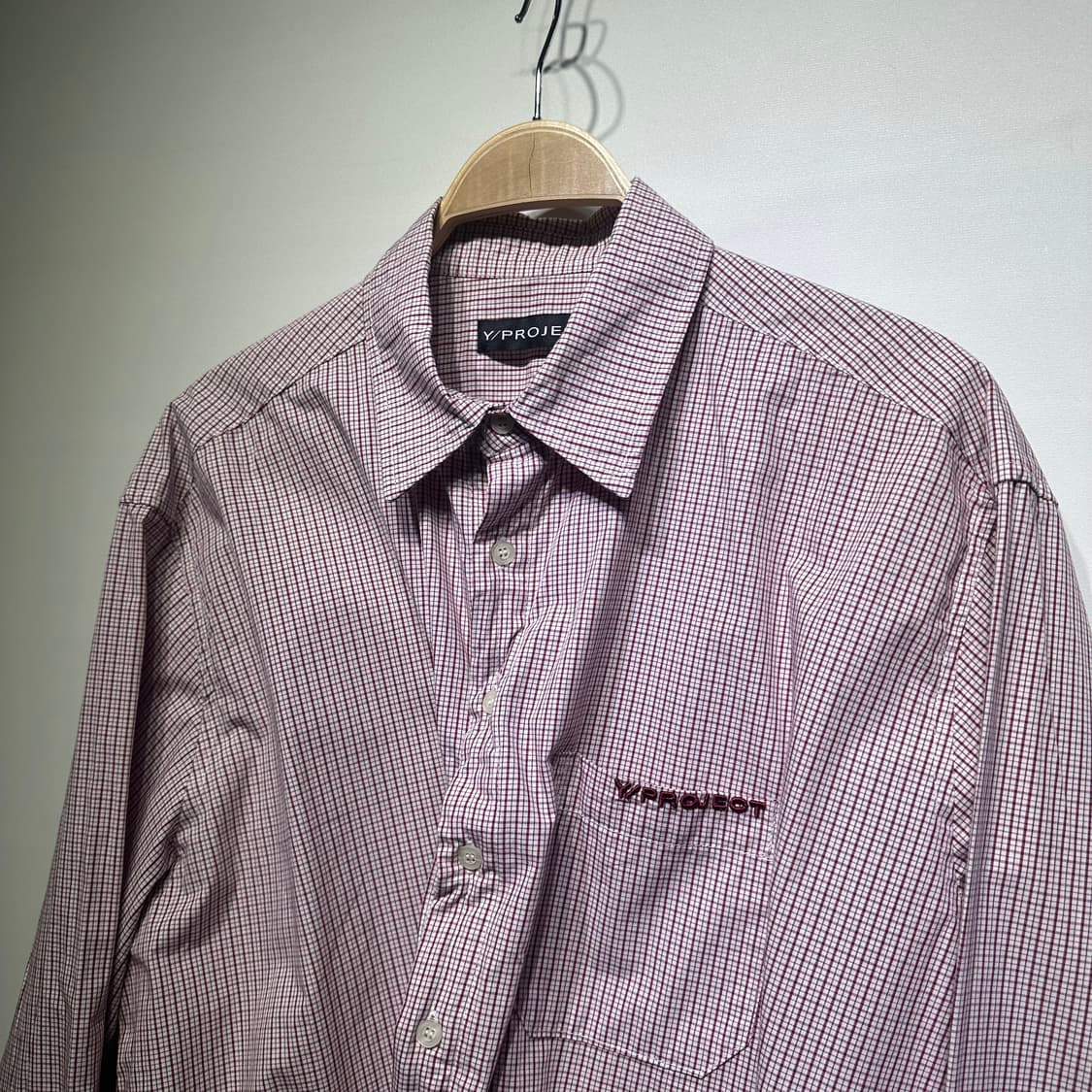 와이프로젝트 와이어 펑크 셔츠 판매합니다 상품이미지2