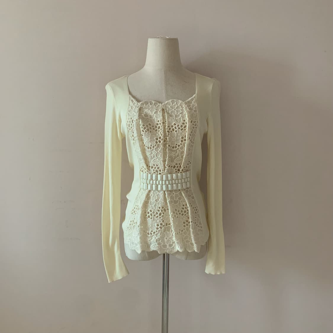 일본빈티지 빈티지 긴팔 페어리 긴팔 크로쉐 긴팔 모리 긴팔 빈티지 나시 상품이미지2