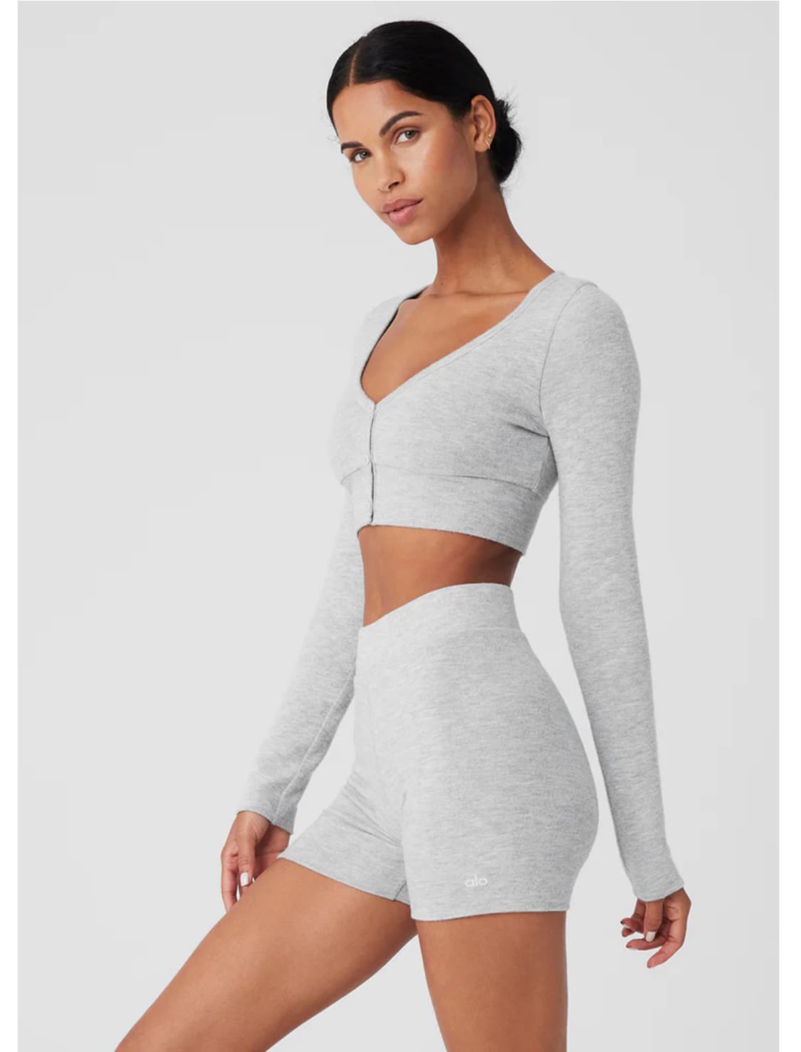 Alo Alolux 가디건 쇼츠 세트 상품이미지1