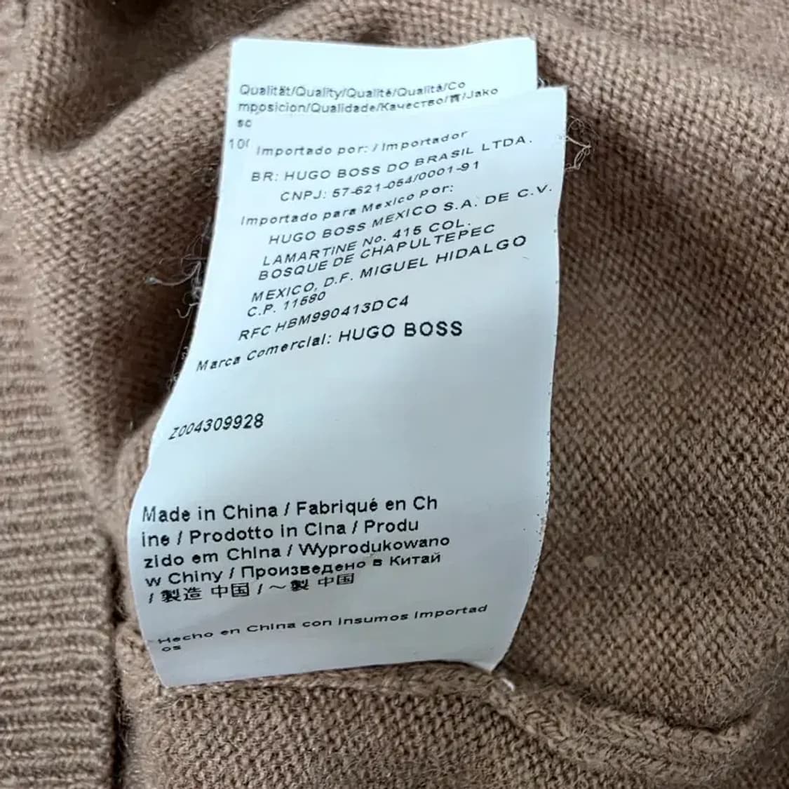 BOSS 보스 배색 울 니트 55 상품이미지7