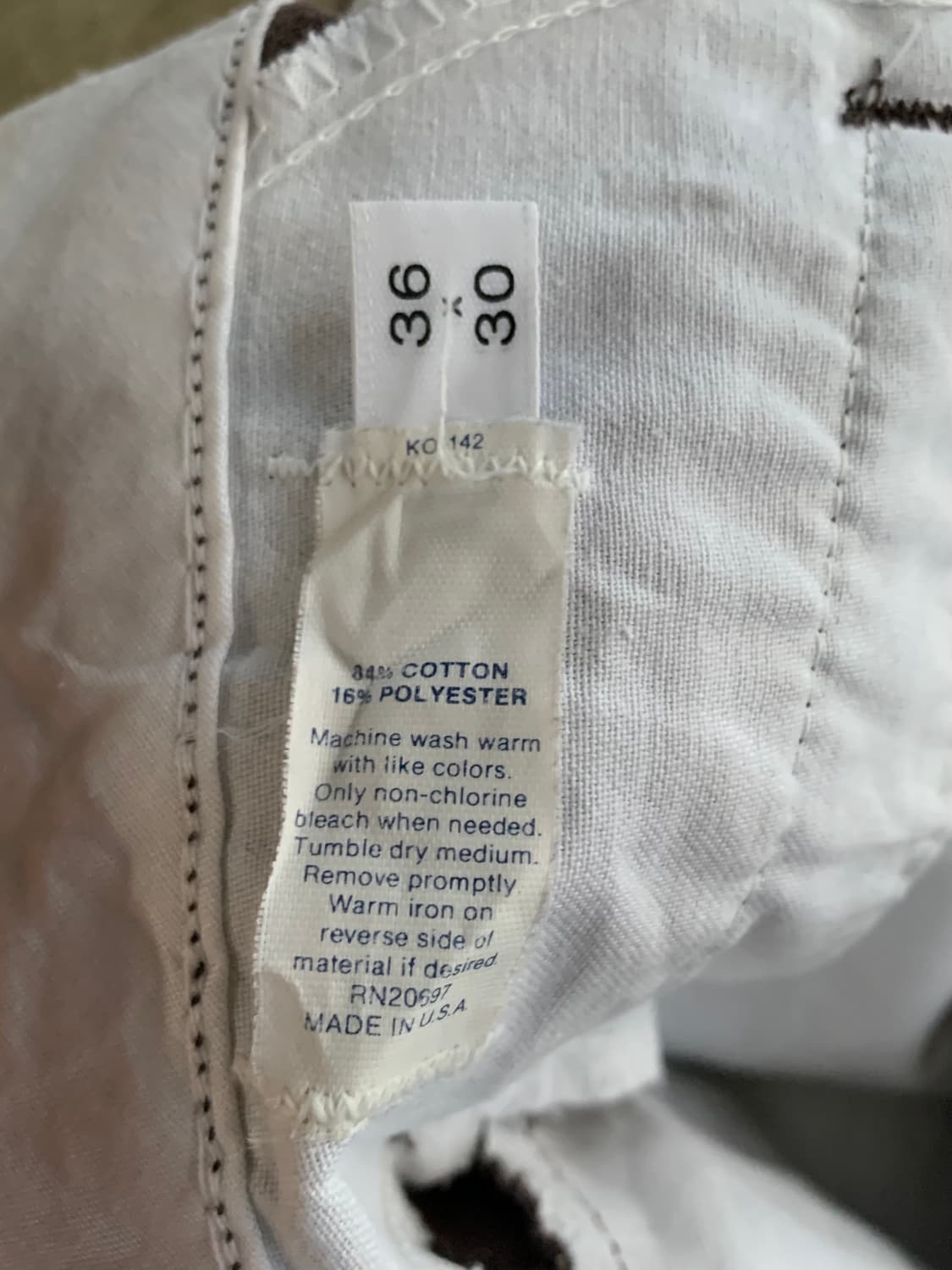 80s 디키즈 코듀로이 워크팬츠 브라운 상품이미지6