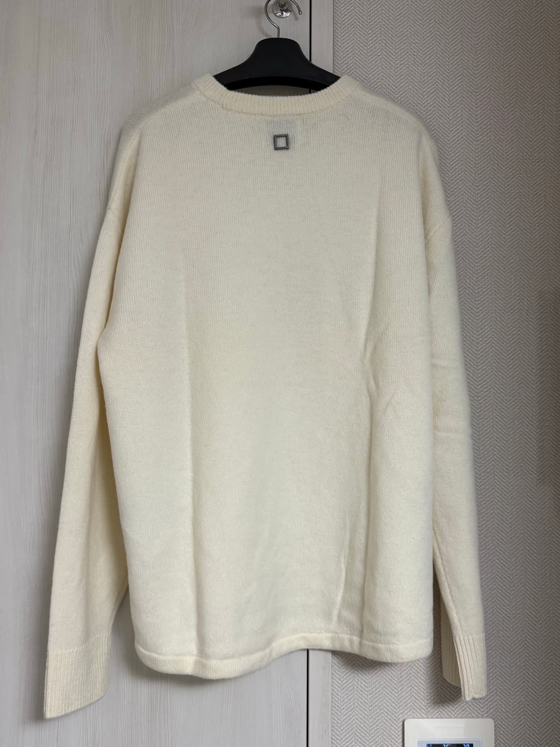 (48) 22fw 우영미 베스트 레이어드 니트 화이트 상품이미지4