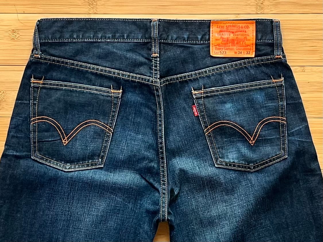 리바이스 523 데님팬츠 W34 L32 상품이미지4