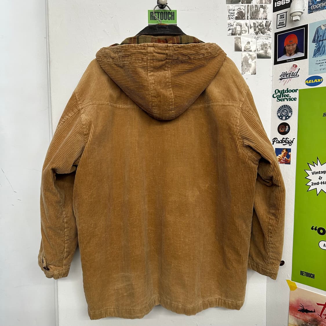 재팬 빈티지 코듀로이 더플 코트 상품이미지7