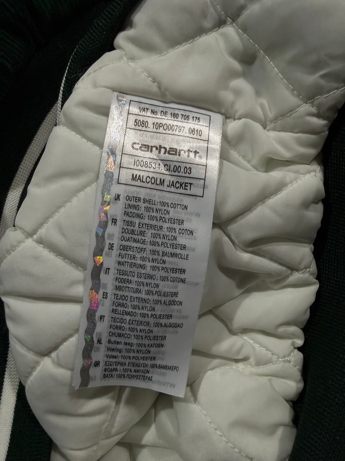 Carhartt 칼하트 코듀로이 바시티 자켓 상품이미지4